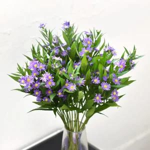 마이플랜트 생화 공작초 번들 한단 보라색꽃 꽃선물 화병 포장 경매 꽃배달 정기구독
