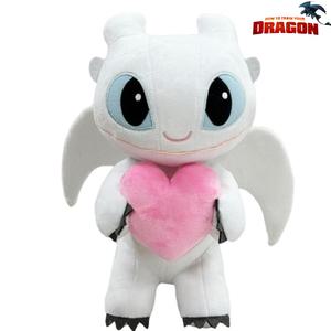 드래곤 길들이기 라이트퓨리 하트 스탠딩 30cm 화이트 공룡 인형