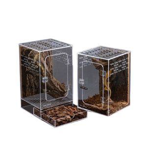 아크릴 도마뱀사육장 크레스티드게코 크레 파충류사육장