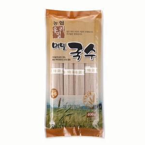 국산밀 100% 한국 우리밀 농협 우리밀 메밀국수 400g (2+1) 총 3개