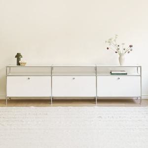 아씨방가구 닐로 미드센츄리 모듈 수납 티비다이 거실장 2200