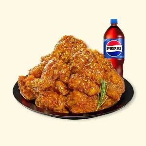 (자담치킨) 왓더핫치킨+콜라1.25L