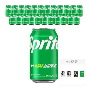 스프라이트 350ml, 24개 + 증정 ( 카리나 포토카드 , 주문시 100% 증정 )
