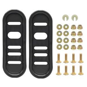 하이퍼스키 490-241-0010 스키드 슈즈 플라스틱 MTD 트로이 빌트 야드 기계 2단 스노우 블로워 2팩 장착 하드웨어 가능