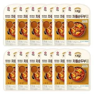 [CJ제일제당][T]백설 다담 차돌순두부찌개양념130g x12개