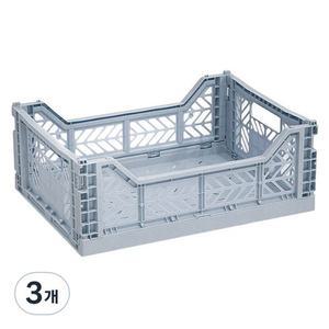 아이카사 폴딩박스 페일블루 M 3개