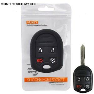 포드 에지 탈출 원정 탐색기 플렉스 포커스 프리 스타일 머스탱 토러스 커버 리모컨 Fob 쉘에 대한 실리콘 자동차 키 케이스