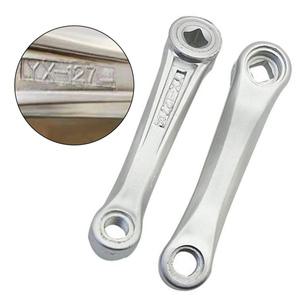 듀얼의 자전거 크랭크 암 127mm 철 자전거 크랭크 암 전기 L 및 오른쪽 셋 Ebike 교체 액세서리