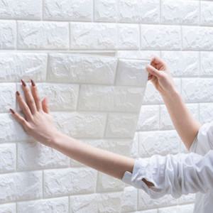 (70x77CM) 벽돌모양시트지 폼블럭 스티로폼벽지 벽돌시트