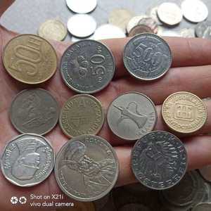 외국 동전 기념주화 500g 행운의 동전 랜덤 수집 희귀 주화 은화 코인 금속