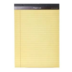 페이퍼랩 리갈패드 절취노트 A4 옐로우 10개 메모패드/유선노트/노트/줄노트/메모노트/학교/사무실/학생