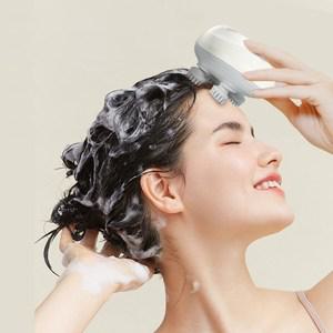 머리 두피 마사지 전동머리 기구 건습양용 실리콘 전신사용 USB