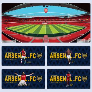 아스날 마우스장패드 앙리 베르캄프 사카 피레스 외데고르 라이스 토탈P