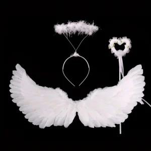 천사 엔젤 머리띠 엔젤봉 파티 소품 코스프레/행사/할로윈/크리스마스/키즈/유치원/어린이/어린이집/꾸미기