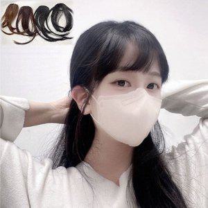 고품질 시스루뱅 앞머리 오렌지브라운 L6-134 헤어피스 부분가발 붙임머리 여신머리 (WFJ1M9F)