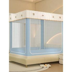 침대텐트 방한텐트 암막 수면 더블 바람막기 베드 보온 방음 방풍 실내 단열 텐트