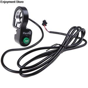 자전거혼 범용 오토바이 핸들 바 스위치 경적 스타터 킬 버튼 전기 자전거 모터 단일 1PC