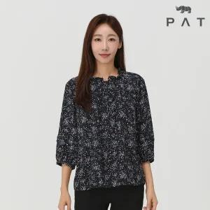 [PAT 여성] 밴드넥 플라워 블라우스_1I62505