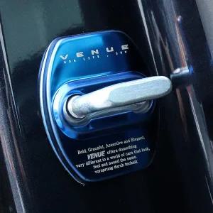 현대 베뉴 크롬 도어스트라이커 커버 도어락 튜닝