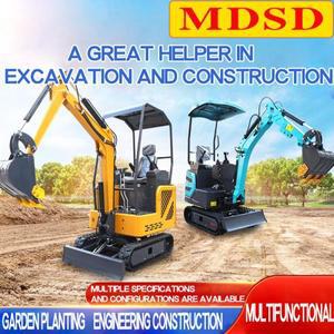 공장 직영 미니 굴삭기 중국산 굴삭기 1.5톤 도매 다기능 신형 크롤러 굴착기 (쿠보타 스탬핑 쉘)