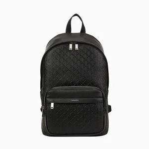 [CK진] 남성 엠보스드 엠블럼 라운드 백팩(4D3202G-UB1)