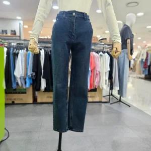 시슬리/애플아울렛/슬림 배기핏 기모 데님 팬츠 SADPC5461