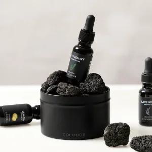 스톤 디퓨저 세트 (화산석 수정석 4종 택1)