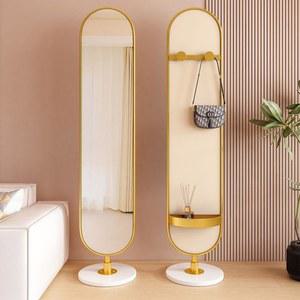 스탠드 전신거울 라운드 아치 인테리어 화장대 회전 거울행거 틈새 현관 150X70 대형