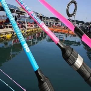 바다전용 낚엣지시대 핑크 광어로드 루어대 선상우럭대