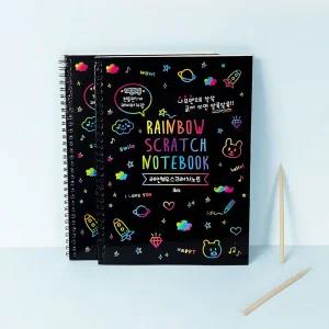 레인보우 스크래치노트