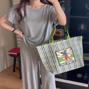 (무배)디즈니 미키 리유저블 백 토트 장바구니 보조 가방 숄더백