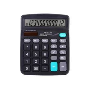 블랙 사무용계산기 일반 큰버튼 사무용 전자 계산기 탁상용 데스크용
