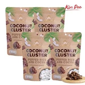 [보라티알] 킨디 코코넛 클러스터 퍼프트 라이스 앤 코코아 40g x 4개