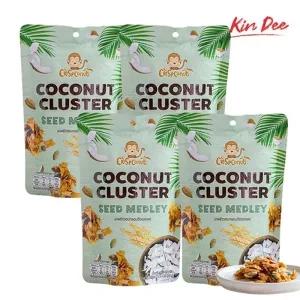 [보라티알] 킨디 코코넛 클러스터 시드 메들리 40g x 4개