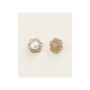 패션스타트 베르디앙 진주 단추 21mm 2개입 골드