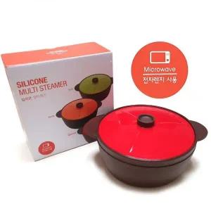 국내산 SEUK8261 실리콘 계란찜기 전자렌지 내열용기
