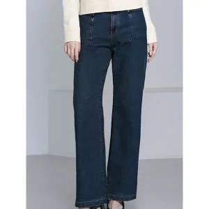 [아날도바시니] 데님 아웃포켓 세미와이드 팬츠 AX10DP23S _P405154388