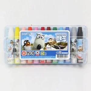 동아크레파스 12색 남 디자인랜덤