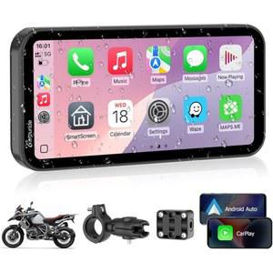 카플레이모니터 오토 네비게이션 올인원 Car ride 화면 카플레이 모터사이클 스크린 및 6 3인치 모토용 안드 W603 무선 간편설치 리모컨