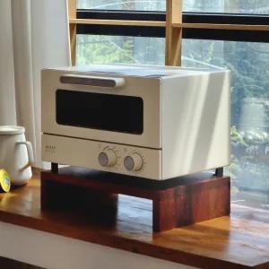 멀바우 원목 주방 오븐 받침 선반 거치대 다이 젠다이 높이 맞춤 제작