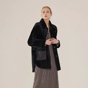 [최초기획가 139만원/ROBO] 로보 리버시블 하프 무스탕 코트