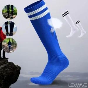 두께감이 남다른 투라인 등산양말 니삭스 여성 남성 성인용 긴양말 축구스타킹