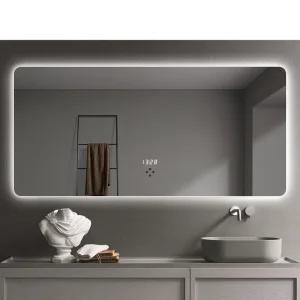 스마트거울 벽걸이형 LED 조명 아파트 셀프 리모델링 스마트거울(500x700mm)+노터치