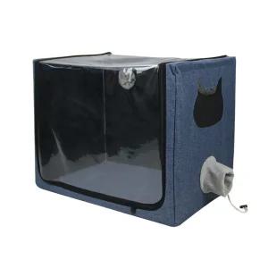 애견 산소 방 개 고양이 감기 호흡기 셀프 치료 상자 단일상품