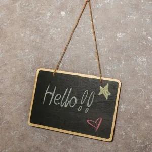 회전보드판 가로형 작은 식당 가정용 사각칠판 (WFJGOJQ)