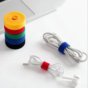 벨크로 찍찍이 케이블 타이 뜯어쓰는 정리선 전선정리 케이블정리선