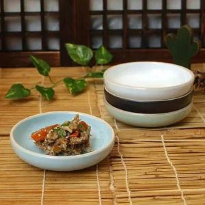 소야 아름 오목찬기 그릇 2호 도자기그릇 여주도자기 그릇세트 도자기식기 그릇 식기세트