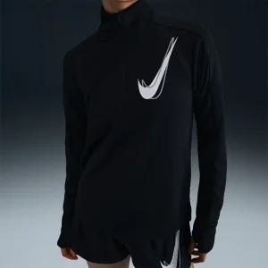 나이키 하프집 미드 레이어 러닝 스우시 기능성 긴팔티