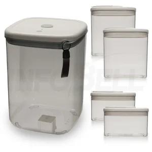 마미센스 꾹락 원터치 진공쌀통 충전식 무선 원터치 자동 진공 밀폐 쌀 잡곡 보관 쌀독 쌀항아리 쌀통 세트