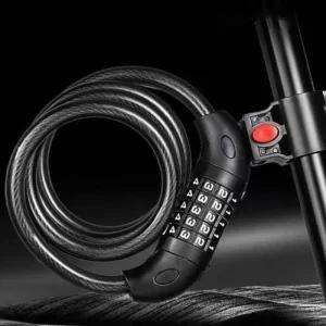 오토바이 방지 자전거 관절락 번호키 와이어 (46H41)